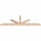 Ekena Millwork Saratoga Smooth Timber Gable Bracket, Douglas Fir, 84"W x 28"H x 3 1/2"D x 3 1/2"F, 8/12 Pitch GBW084X28X0404SAR00SDF - alternate 3